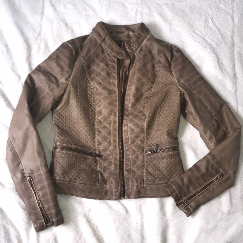 Brown Crop Jacket